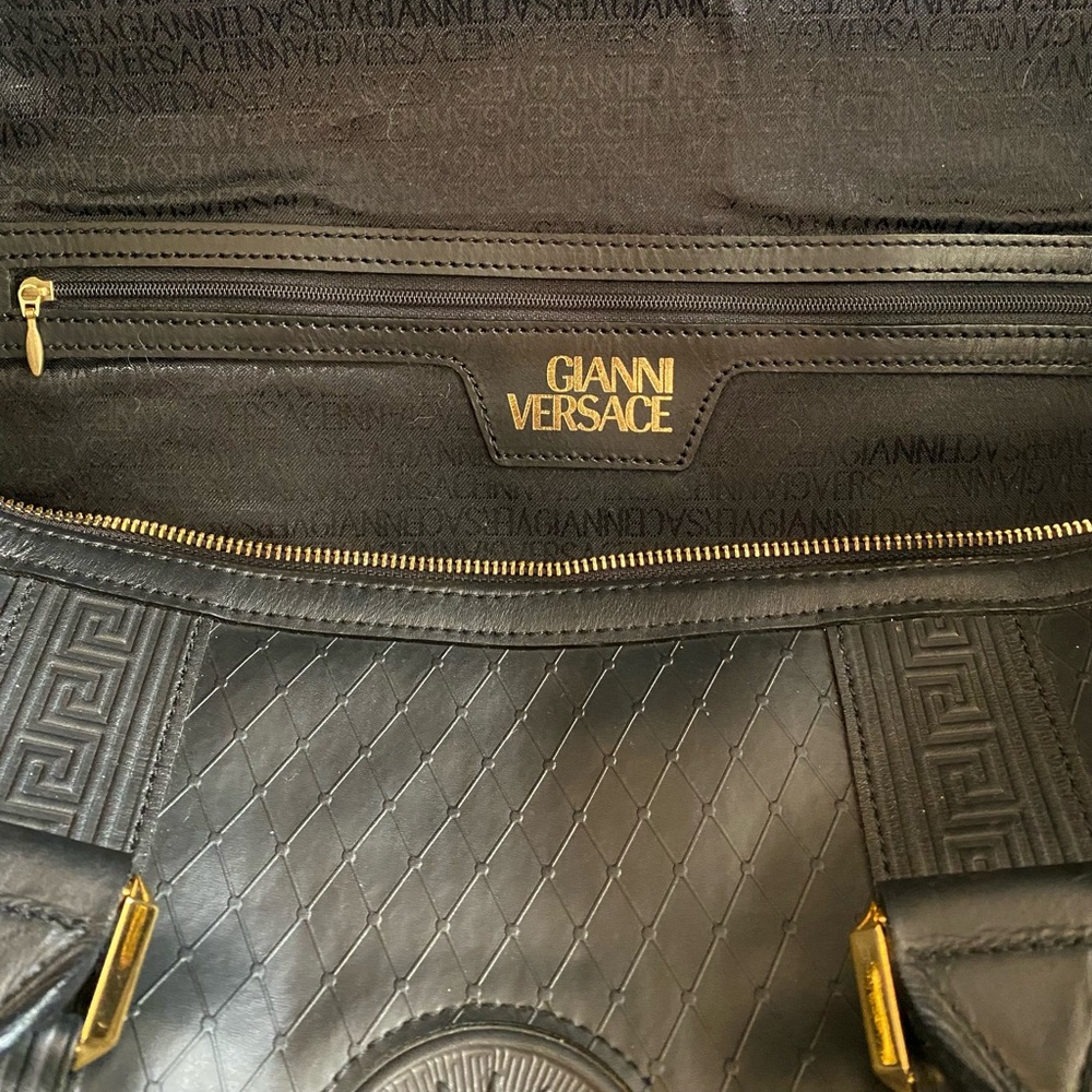 VINTAGE GIANNI VERSACE DUFFLE - Picture 8 of 10